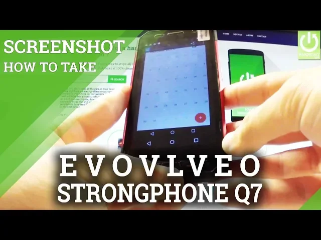Video thumbnail for Take Screenshot in EVOLVEO StrongPhone Q7 LTE - Android Screenshot
