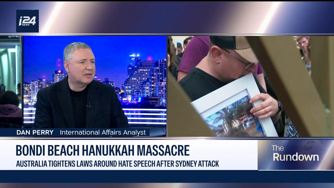 Video thumbnail for Australia tightens laws around hate speech after Sydney attack