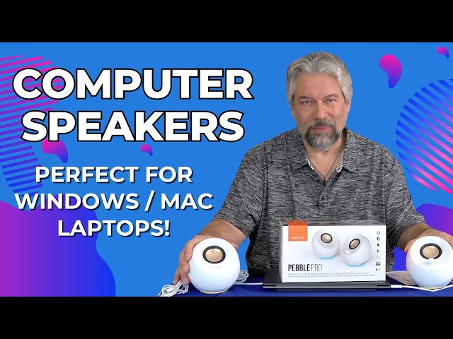 Video thumbnail for Big Sound from the Creative Labs Pebble Pro USB-C Desktop Speakers