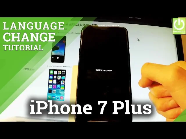 Video thumbnail for How to Change Language in APPLE iPhone 7 Plus - APPLE Language List