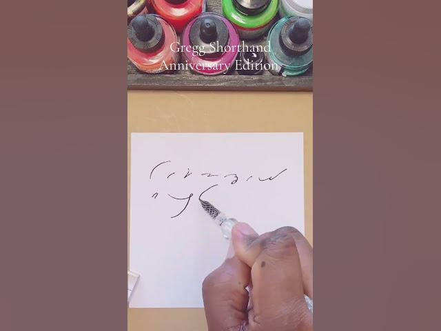 Video thumbnail for Gregg Shorthand #greggshorthand #lyrics #translation #nibs #music