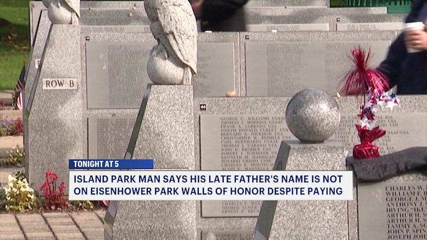 Video thumbnail for Family demands answers after yearlong delay for veteran's name on Nassau memorial