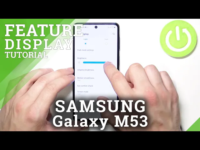Video thumbnail for How to Open Display Settings on SAMSUNG Galaxy M53 - Find Display Settings