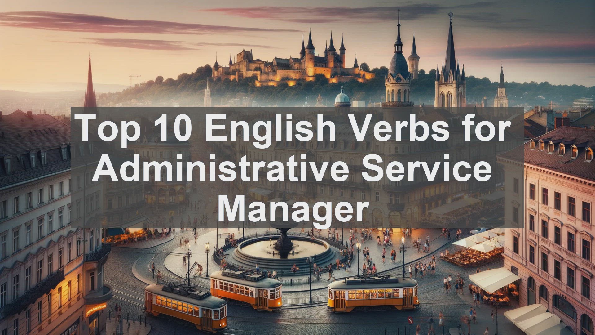 'Video thumbnail for Top 10 English Verbs for Administrative Service Manager'