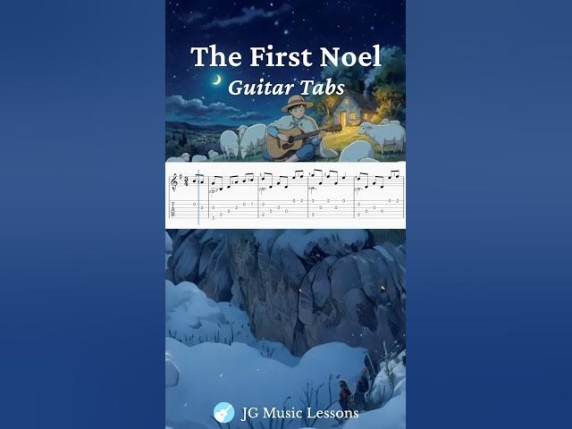 Video thumbnail for The First Noel guitar tabs 🎸🎄
