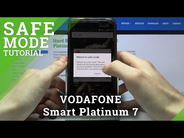 Video thumbnail for How to Enter Safe Mode in VODAFONE Smart Platinum 7 – Find Safe Mode