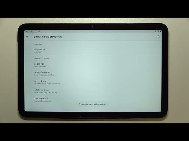 Video thumbnail for How to Clear Credentials on NOKIA T20 - Remove All Credentials