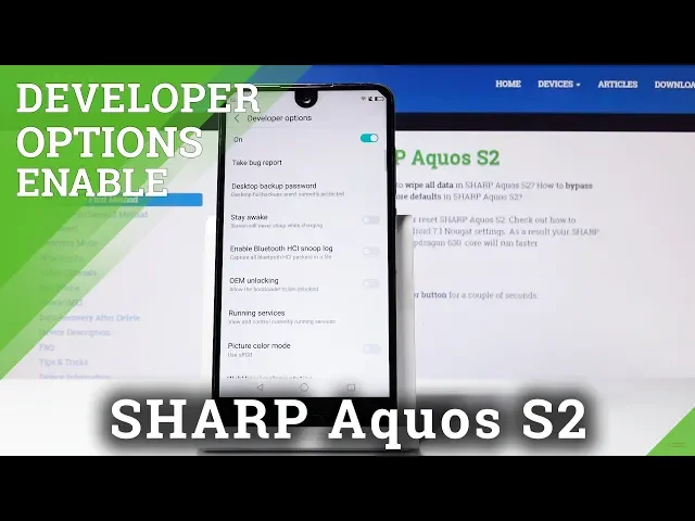 Video thumbnail for Developer Options in SHARP Aquos S2 - OEM Unlock & USB Debugging