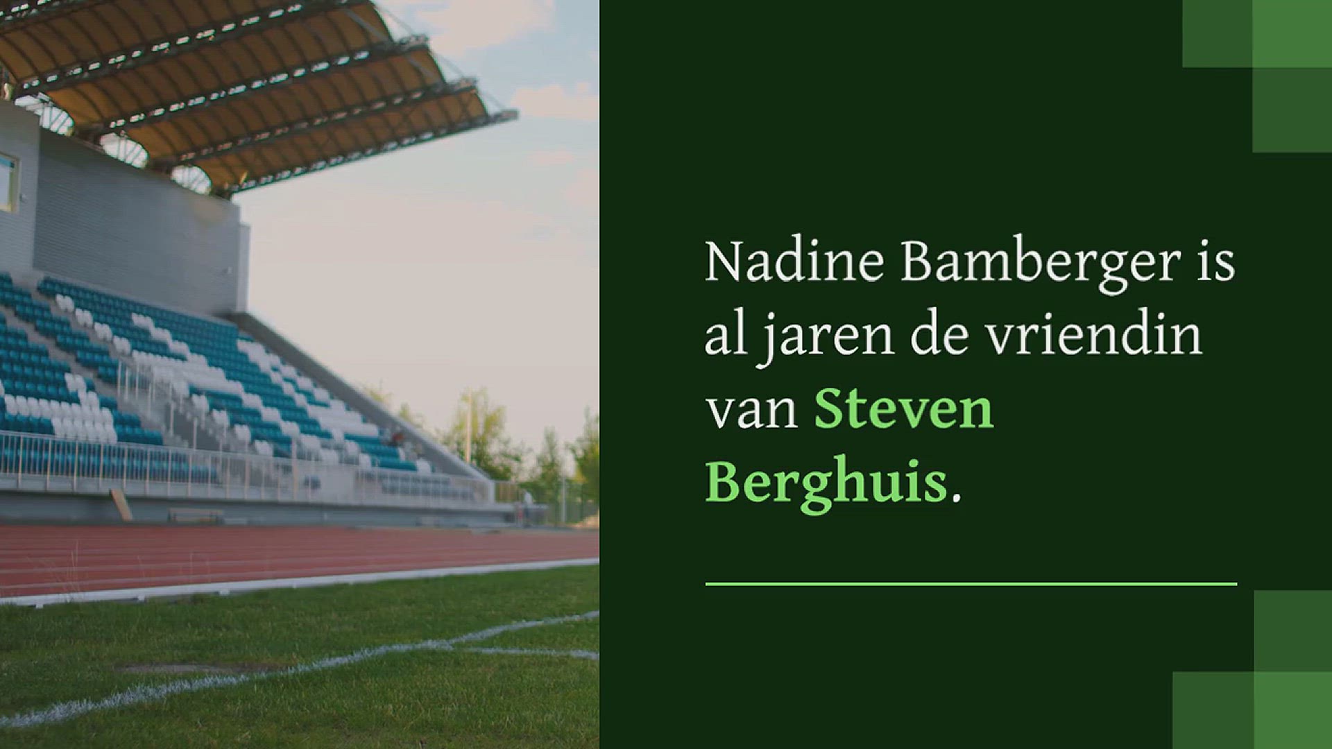 Video thumbnail for 6 feitjes over Nadine Bamberger, vriendin Steven Berghuis: