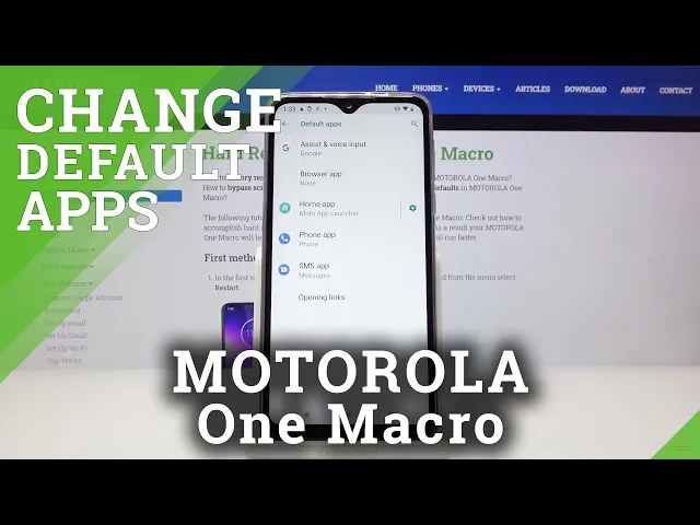 Video thumbnail for How to Change Default App in MOTOROLA One Macro – Manage Apps