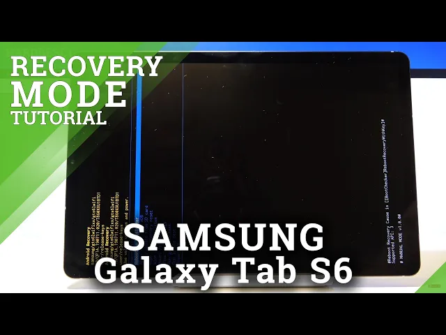 Video thumbnail for How to Enter Recovery Mode on SAMSUNG Galaxy Tab S6 - Exit Recovery