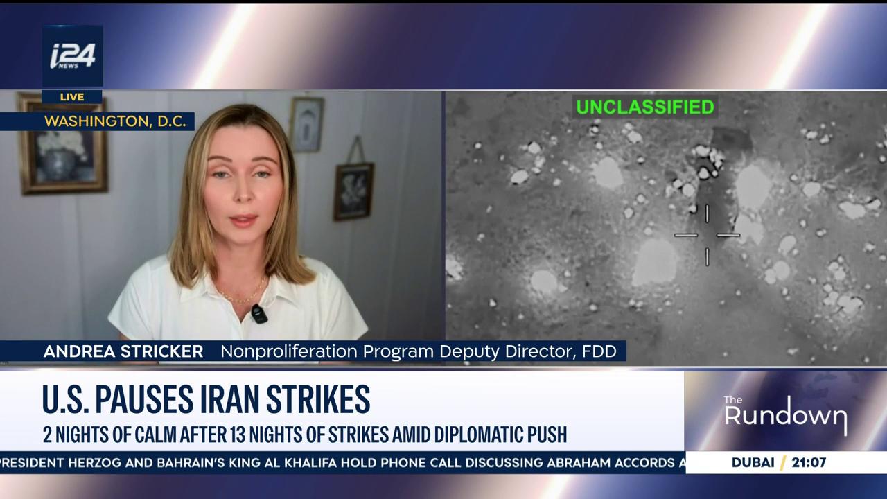 Video thumbnail for US pauses Iran strikes