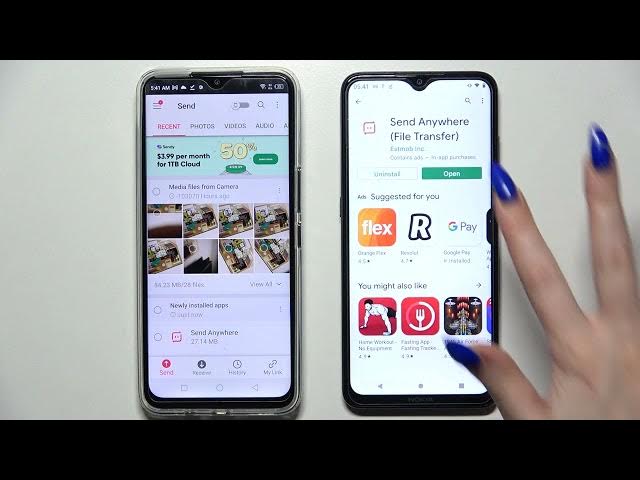 Video thumbnail for How to Transfer files from Infinix Hot 11 to an Android Device – Send anywhere App