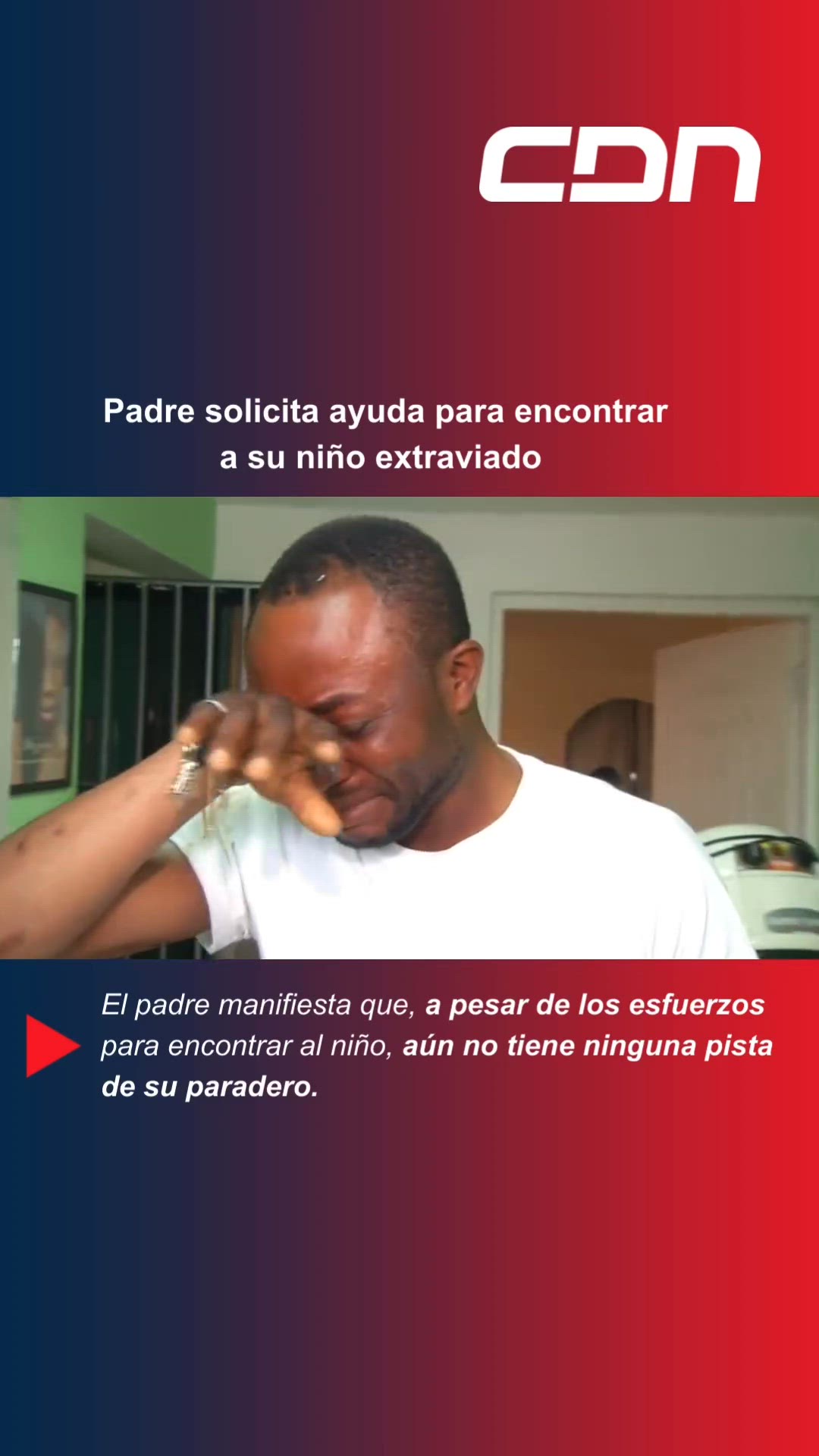 Video thumbnail for Familiares de un niño de 12 años de edad solicitan ayuda para dar con el paradero del menor, el cual esta extraviado desde el pasado jueves. Amplía esta y otras informaciones en nuestra página web- www.cdn.com.do#C