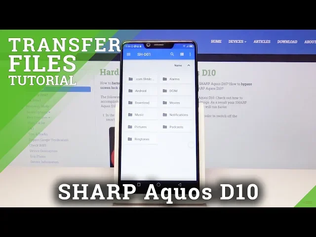 Video thumbnail for How to Transfer Data in SHARP Aquos D10 - Move Files to SD Card