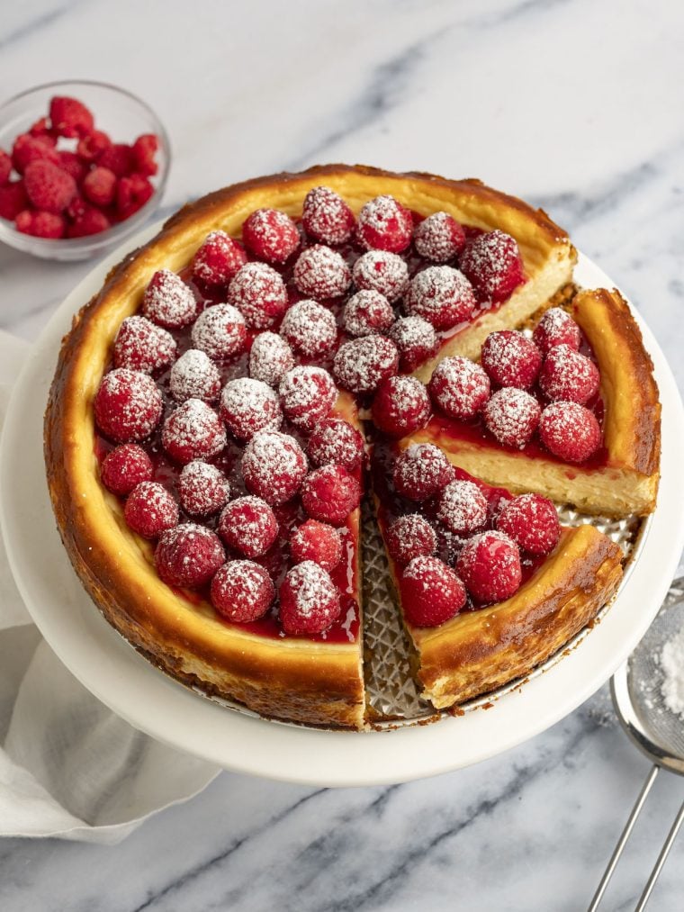 'Video thumbnail for Ricotta cheesecake Recipe'