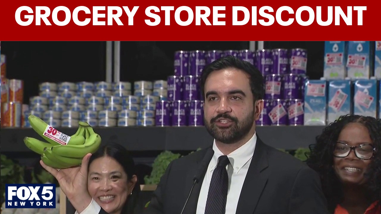 Video thumbnail for Mamdani details plan for NYC-owned grocery stores | Full News Conference