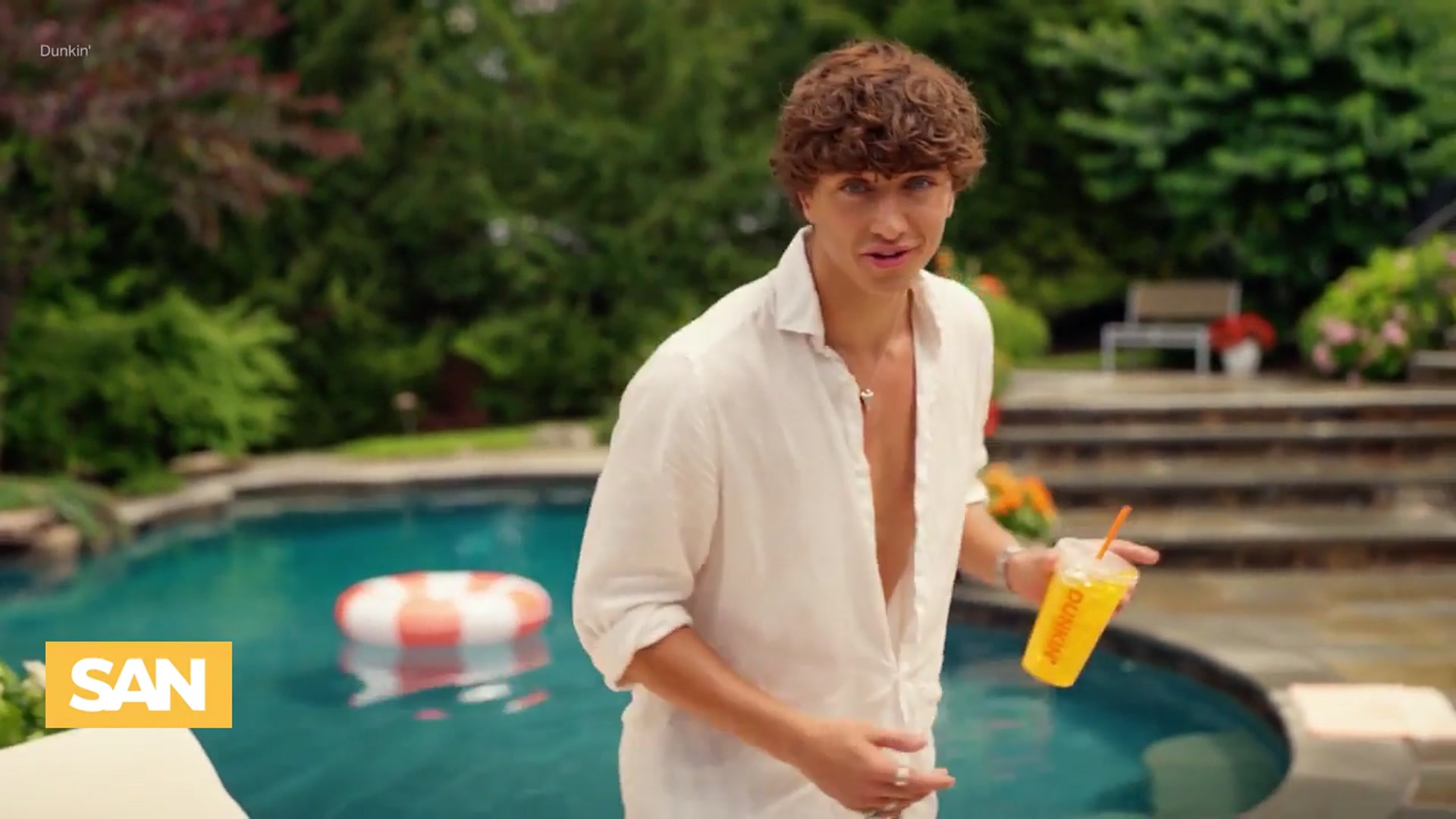 'Video thumbnail for Dunkin' ad sparks backlash over genetics after American Eagle controversy'