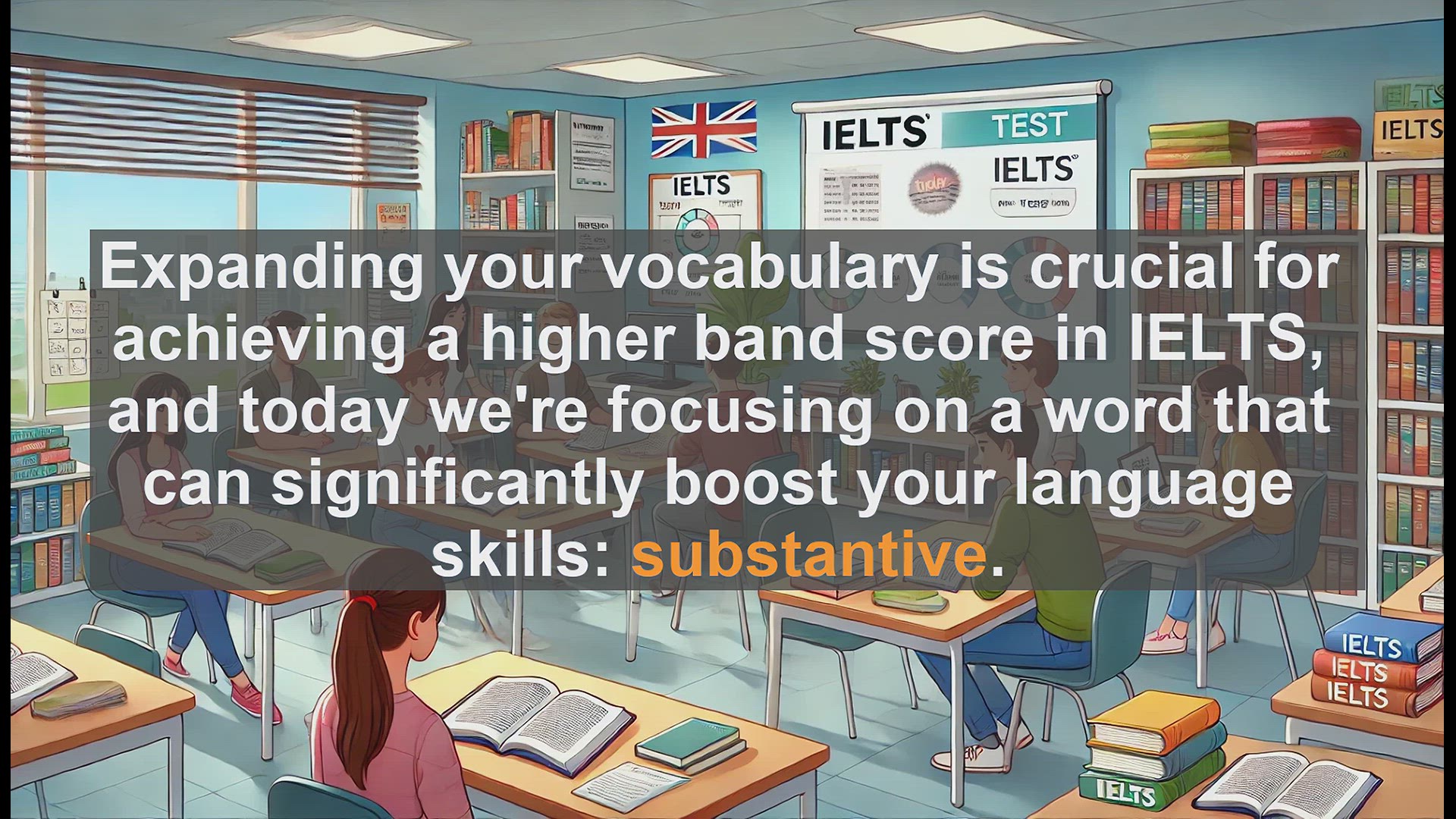 'Video thumbnail for 2500 Must Know IELTS 6.5 Vocabulary - IELTS Vocabulary Boost: Understanding and Using 'Substantive''