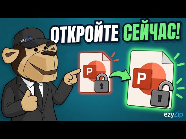 Video thumbnail for Как Разблокировать Пароль PowerPoint PPT/PPTX Онлайн Бесплатно | Без Установки Программ