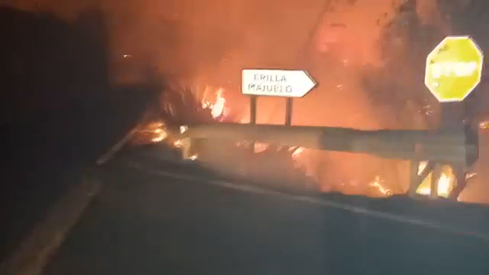 'Video thumbnail for Waldbrand imm August 2019 in Valleseco - Video 5'