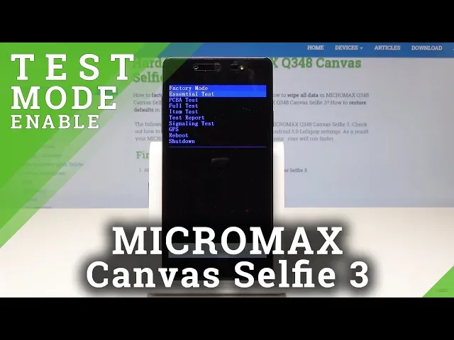 Video thumbnail for How to Open Factory Mode on MICROMAX Q348 Canvas Selfie 3 - Factory Test Mode