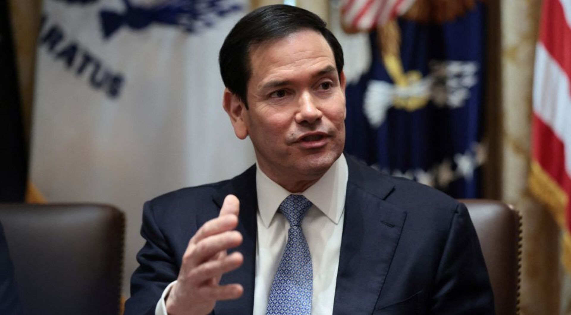 Video thumbnail for Exclusive: Rubio speaks on Iran war and America’s next move | This Is America