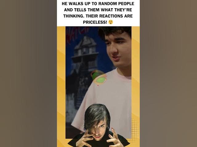 Video thumbnail for He walks up to random people and tells them what they're thinking. Their reactions are priceless! 😲🎩