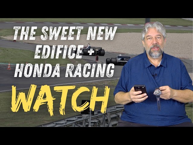 Video thumbnail for Check Out the Casio Edifice ECB 2000HR Honda Racing Chronograph Watch!