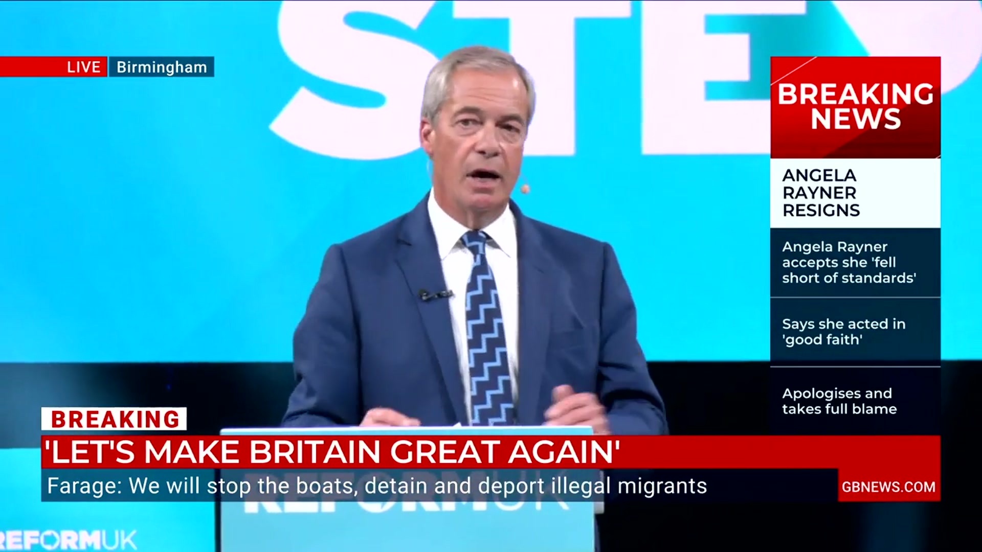 'Video thumbnail for Nigel Farage hands major new role with 'massive workload' to Zia Yusuf'