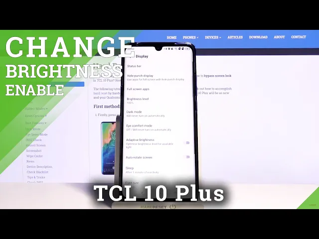 Video thumbnail for How to Turn On Auto-Brightness on TCL 10 Plus – Screen Brightness
