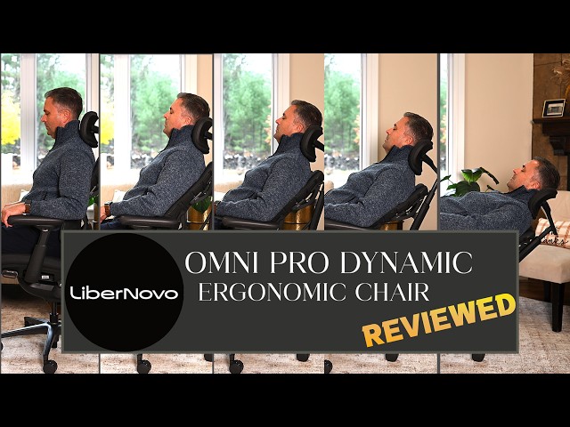 Video thumbnail for LiberNovo Omni Pro Dynamic Ergonomic Chair Review  | Worth the Big Bucks?