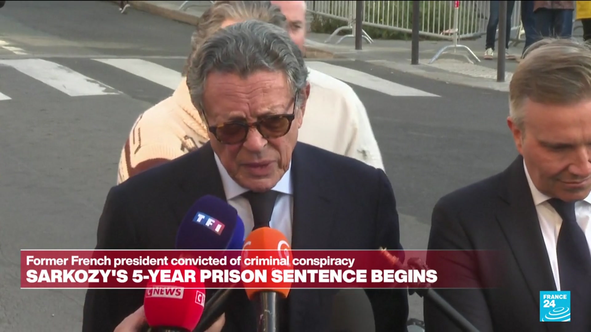 'Video thumbnail for Parole requested for former president Nicolas Sarkozy as prison sentence starts'