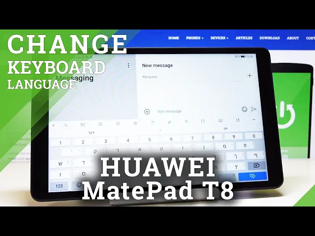 Video thumbnail for How to Change Keyboard Language in HUAWEI MatePad T8 – Keyboard Settings