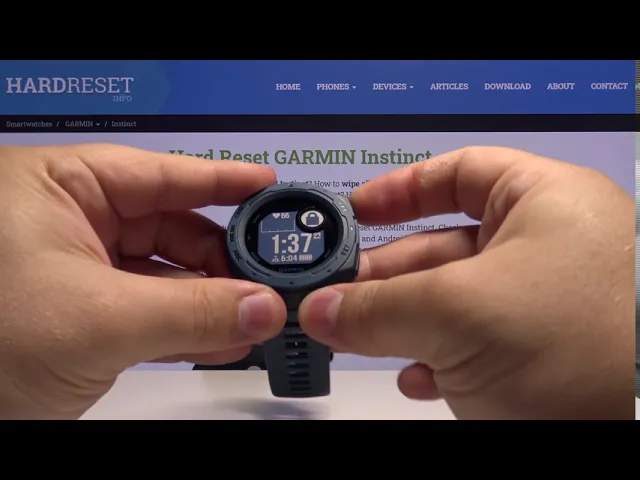 Video thumbnail for How to Locate Lock Keys in Garmin Instinct – Lock Your Garmin