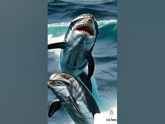 Video thumbnail for Cá mập tấn công cá heo #anime