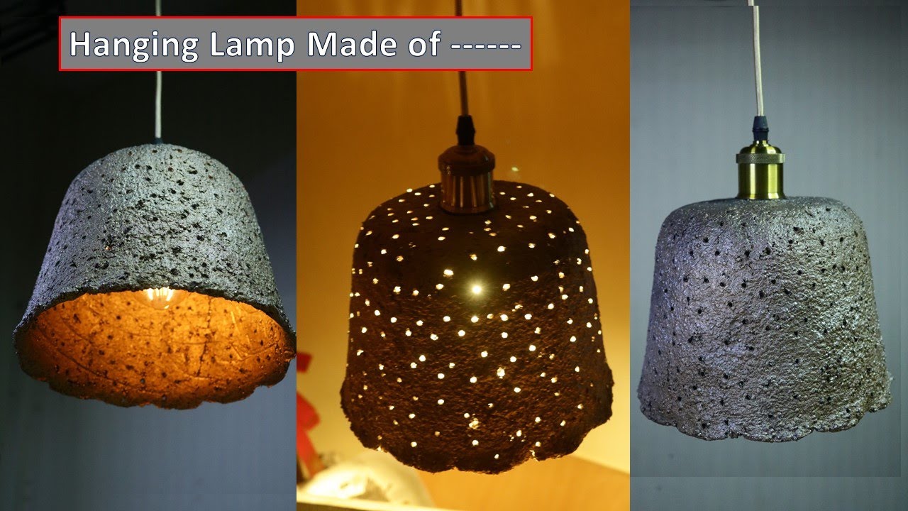 Video thumbnail for Hanging lamp made from newspaper