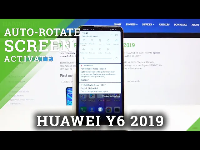 Video thumbnail for How to Allow Auto Rotation in Huawei Y6 2019 – Enable / Disable Auto Rotate Screen