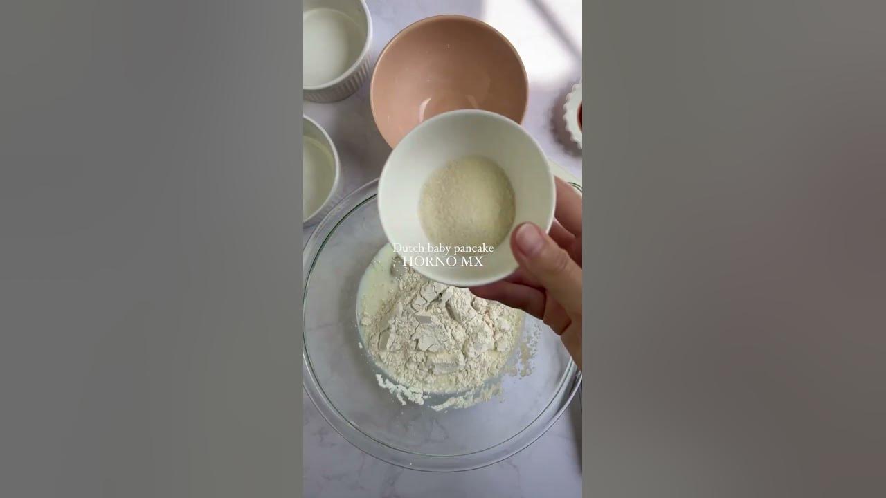 Video thumbnail for Dutch baby pancake receta Horno MX #shorts #pancake #desayuno #receta