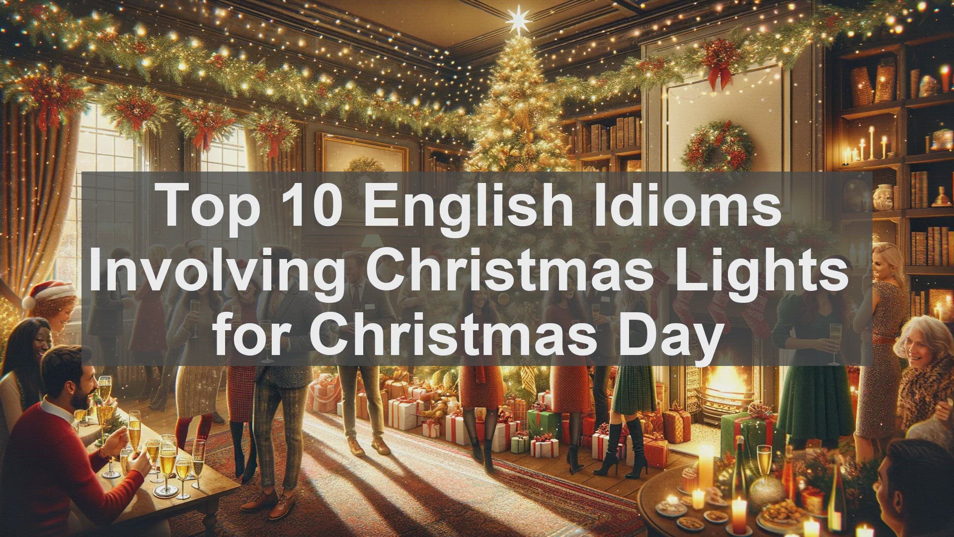 'Video thumbnail for Top 10 English Idioms Involving Christmas Lights for Christmas Day'