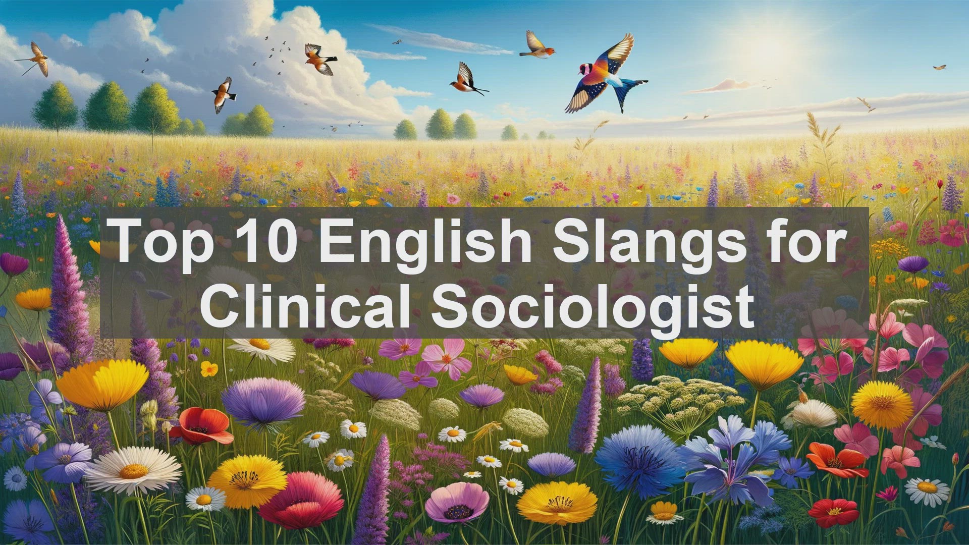 'Video thumbnail for Top 10 English Slangs for Clinical Sociologist'