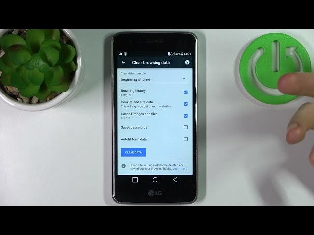 Video thumbnail for How to Clear Browsing History in LG K8 Dual (2017) – Wipe Browser Data