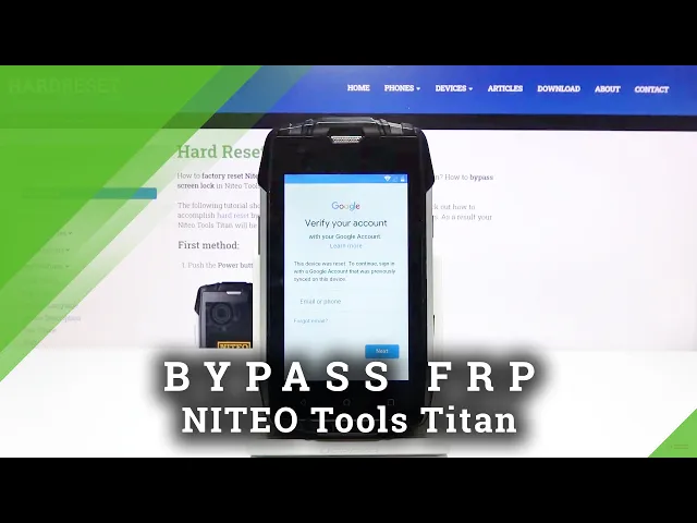 Video thumbnail for How to Bypass Google Verification on Niteo Tools Titan - Remove FRP