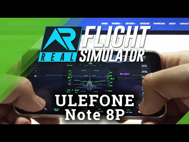 Video thumbnail for Real Flight Simulator on ULEFONE Note 8P - Game Test