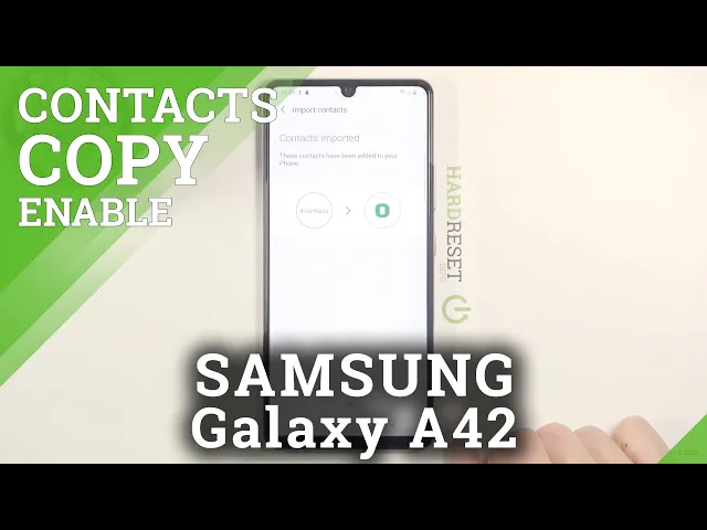 Video thumbnail for How to Copy Contacts in SAMSUNG Galaxy A42 – Transfer Numbers