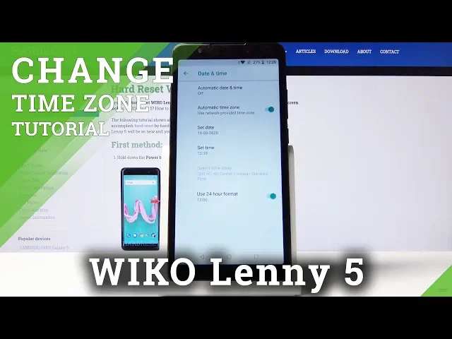 Video thumbnail for How to Set Date and Time on WIKO Lenny 5