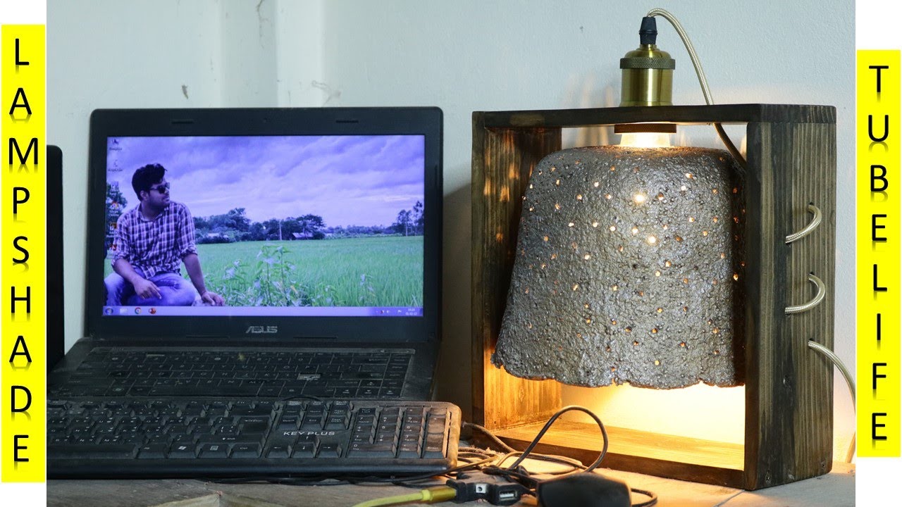 Video thumbnail for Easy to making a wonderful lampshade at home