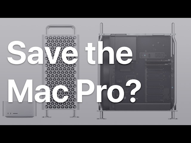 Video thumbnail for How could Apple save the Mac Pro?