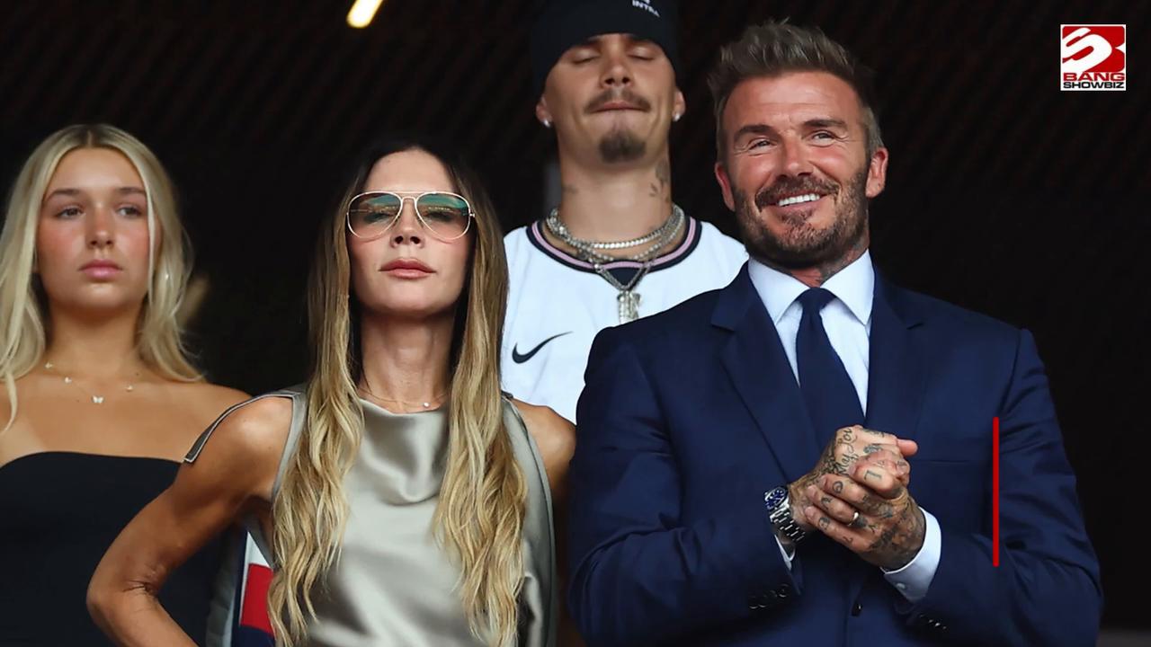 Video thumbnail for David Beckham teases Victoria after her World Cup reaction goes viral