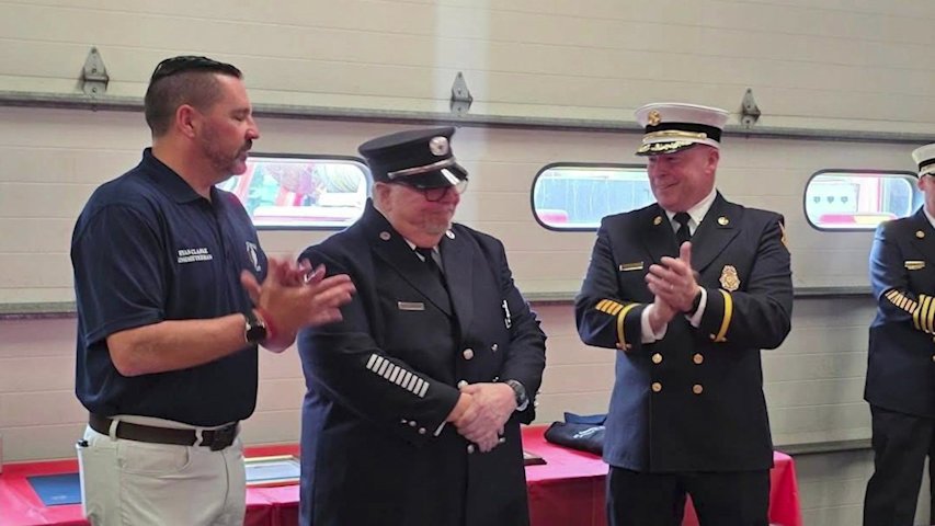 Video thumbnail for Jersey Proud: Lincroft firefighter celebrates 50 years with department